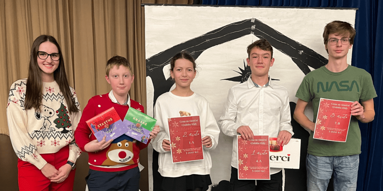 Zkrášlili jsme si školu vánoční soutěží